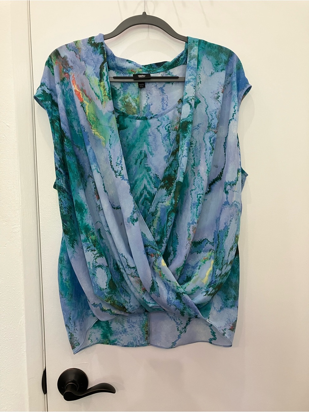 Mossimo Watercolor, Artsy Design Top, XXL